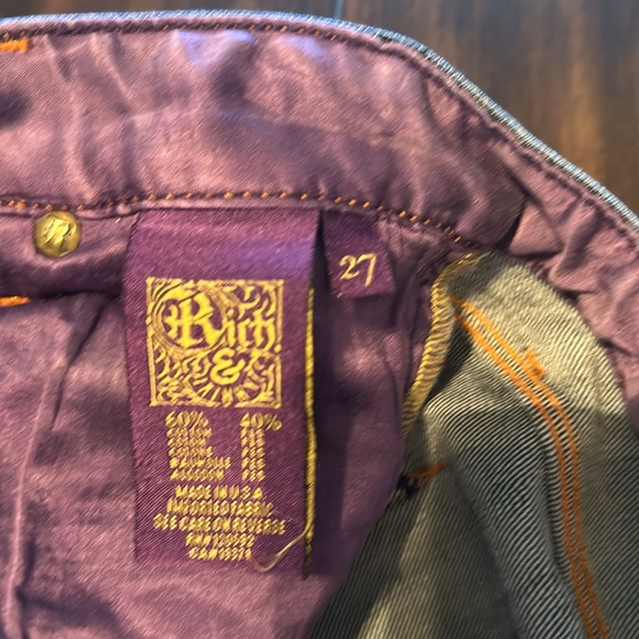 Rich & Skinny Bellissima Boot Cut Jeans- true blue vintage - size 27 - Picture 2 of 12